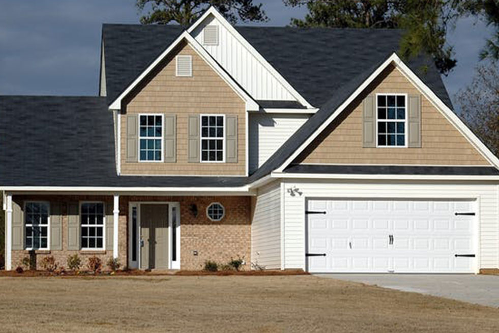 front view of the house 